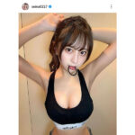 竹内星菜、「ゴムを口に咥えた」あざとポーズでCalvin KleinのスポブラSHOT披露！