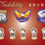 「YOSHIKI」×「ハローキティ」とのコラボキャラクター「yoshikitty」の新グッズ発売！