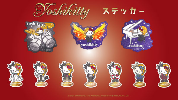 「YOSHIKI」×「ハローキティ」とのコラボキャラクター「yoshikitty」の新グッズ発売！