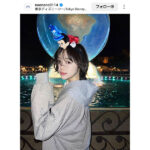 なえなの、透明感あふれるディズニーSHOTにファン「かわいすぎん！？」の声