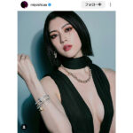 三吉彩花、美貌生かしたクールスタイルに10万超えいいね
