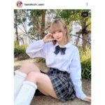 濱越さおり、まるで現役！制服SHOTにファン「制服姿も最高ぉぉ」の声！