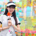 【動画】現役大学生モデル・佐野麗奈、美脚際立つショートパンツスタイルで近代麻雀水着祭2024バックヤードレポーターの意気込みを語る ＜SPLASH SUMMER×近代麻雀水着祭2024＞