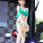 【写真特集】RiNCENT. ・森本栞菜、可愛すぎるフレッシュグリーン水着で登場！ ＜SPLASH SUMMER×近代麻雀水着祭2024＞