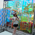 【動画】椎名糸が近代麻雀水着祭2024バックヤードレポーターで登場！