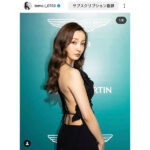 板野友美、大人の黒ドレス姿で色艶美肌公開！「かっこよすぎ」「綺麗やな」の声！