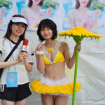 【動画】三田のえが華やかなたんぽぽコーデで登場！＜SPLASH SUMMER×近代麻雀水着祭2024＞