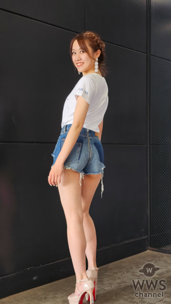 【動画】現役女子大生・三田夏鈴さん、健康美溢れるショーパン＆白Tシャツで語る！＜ベストオブミス神奈川2024＞