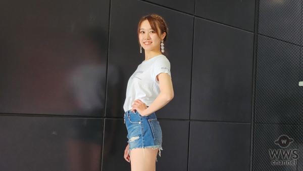 【動画】現役女子大生・三田夏鈴さん、健康美溢れるショーパン＆白Tシャツで語る！＜ベストオブミス神奈川2024＞