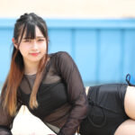【写真特集】MOON RABBiTS・北野真衣、美肌きわだつ黒水着で登場！＜SPLASH SUMMER×近代麻雀水着祭2024＞