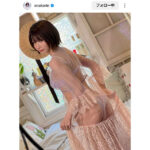 えなこ、透け感がたまらないランジェリーSHOTにファン大興奮！「めっちゃ、色っぽいですね。」「圧倒的に可愛い＆美しい」