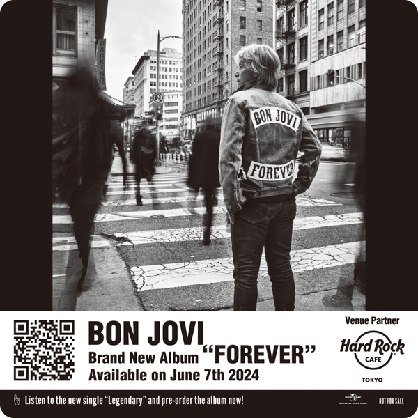 アメリカンレストラン「ハードロックカフェ」ボン・ジョヴィ 最新アルバム「フォーエヴァー」発売記念イベント「Bon Jovi, Forever a Legend」