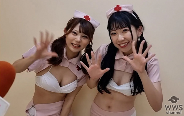 【動画】花村かれん＆美波かのん、お揃いナース水着で近代麻雀水着祭2024の意気込みを語る！＜SPLASH SUMMER×近代麻雀水着祭2024＞