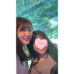 安めぐみ、9歳長女とまもなく生後4ヶ月を迎える次女と水族館へお出かけ＆運動会のお弁当子披露に「美味しそう！」 「顎のラインがソックリ！」の声！！