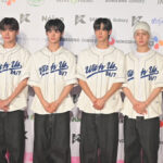 【写真特集】TWS、爽やかホワイト×ブラック衣装でレッドカーペットに登場！＜KCON JAPAN 2024＞