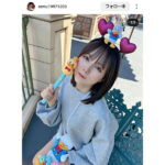 涼森れむ、絶対領域チラ見せ！デート風SHOTにファン「ディズニーの妖精」「ヤバカワイ」の声！