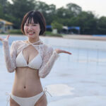 【動画】La Pucelle Priere・小町ここ(元よるちゃん。)が可愛すぎる白水着で語る！＜ワンエイトプール撮影会@川越水上公園内プール＞