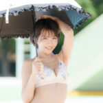 【写真特集】佐々木萌香が花柄がプリントされた可愛さ満開な水着で登場！＜ワンエイトプール撮影会@川越水上公園内プール＞