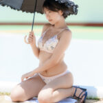 【写真特集】佐々木萌香が花柄がプリントされた可愛さ満開な水着で登場！＜ワンエイトプール撮影会@川越水上公園内プール＞
