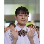 上坂樹里、山田涼介主演ドラマ『ビリオン×スクール』制作発表会見にゼロ組生徒として出席！「たくさんのことを吸収させていただいています」