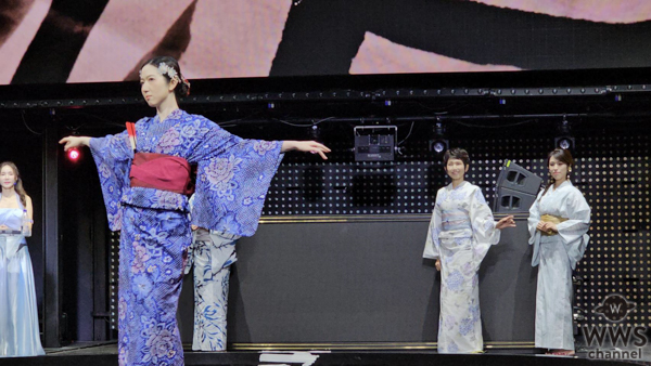 【写真特集】日本人モデルがきものクリエイターはとりステージで 艶やかなウォーキング！＜日韓合同ファッションイベント「STAGE ON ME」＞