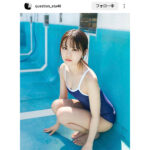STU48・中村舞、水着姿で色白ほっそり美スタイル開放！
