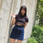 【動画】現役女子高校生・沢美沙樹がデニムミニスカコーデでタレント活動へ思いを語る！