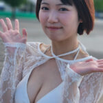 【動画】La Pucelle Priere・小町ここ(元よるちゃん。)が可愛すぎる白水着で語る！＜ワンエイトプール撮影会@川越水上公園内プール＞
