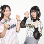【動画】竹内ななみ&一ノ瀬のこがFOD・野村和生さんにインタビュー！＜応燕はFODで！ナイター！＞