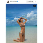 みちょぱ、鍛え上げられた美ボディあらわなビキニ姿公開！「腹筋バキバキかっこよすぎます」「みちょぱさん綺麗〜」