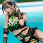 【写真特集】どーぴんぐ疑惑・茉乃えまがギャル全開なコスプレ水着で登場！＜いなプーフォトフェス@稲毛海浜公園プール＞