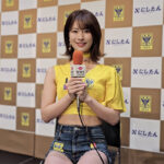 【動画】さかいゆりや、美脚アピールのミニ丈デニム衣装で「3代目シントトロイデンガールズ就任」への意気込みを語る！