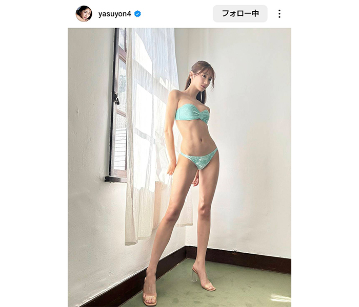 斎藤恭代、まるで彫刻のような美しすぎるビキニ全身SHOTにネット激震！「フィギュアみたい」