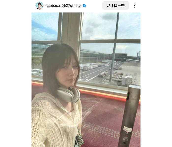 本田翼、かわいすぎる空港での眠たげオフショに反響！「よっ女神様！！」「その顔好き」