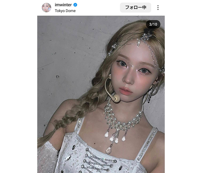 aespa・ウィンター、透明感バツグン！まるで妖精なアイドル衣装姿に世界中のファン歓喜！！