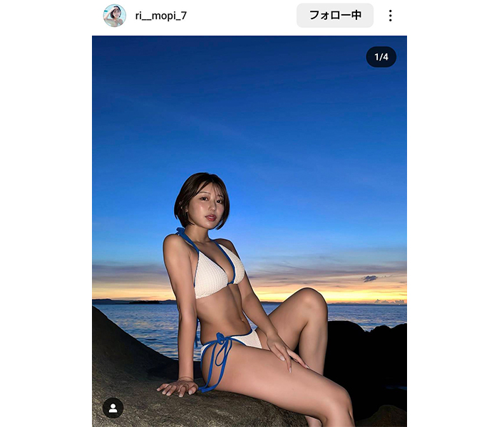 凛咲子、美脚たまらないスレンダー美スタイルビキニ姿を堂々公開！！