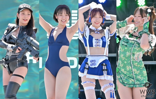 【動画】大浦真奈美、柴崎はる、碓井せりな、めぐりが夏らしい爽やかな水着姿でランウェイに登場！＜TREND GIRLS 撮影会 2024＞