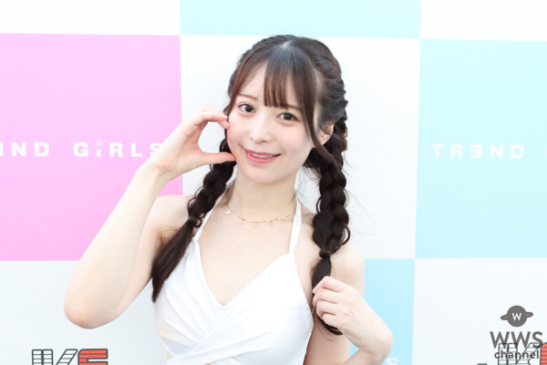 【動画】天馬ゆい、美バスト際立つ水着姿でイベントの盛り上がりを語る＜TREND GIRLS 撮影会 2024＞