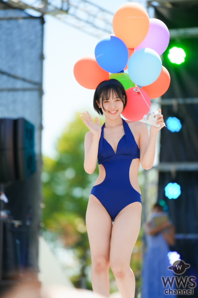 大浦真奈美、柴崎はる、碓井せりな、めぐりが夏らしい爽やかな水着姿でランウェイに登場！＜TREND GIRLS 撮影会 2024＞