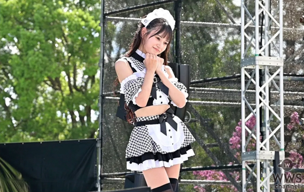 【動画】八掛うみ、可愛いすぎるメイド風水着でランウェイに登場！＜TREND GIRLS 撮影会 2024＞