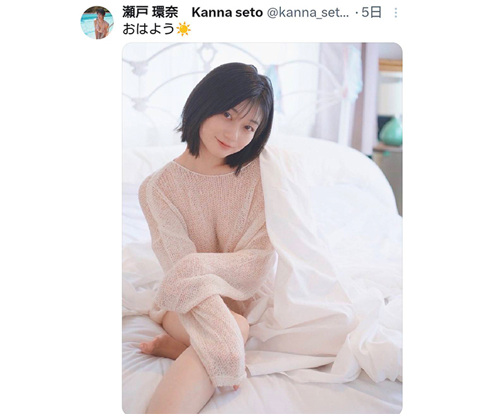 今注目の新人グラドル・瀬戸環奈、透明感たまらない姿にファン悶絶！