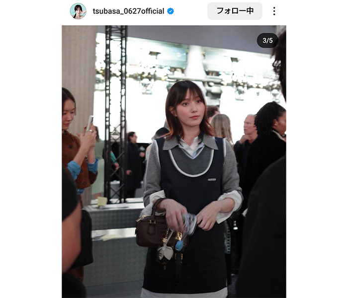 本田翼、美スタイルあらわな大人可愛いmiumiuに反響！！