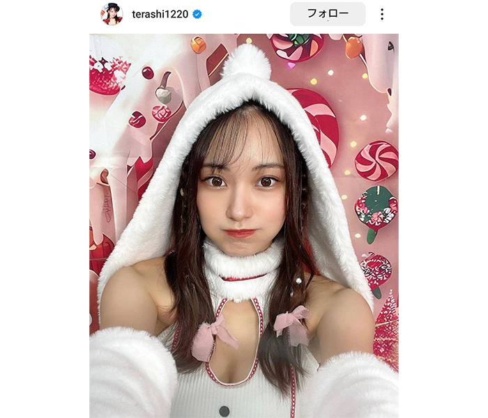 御寺ゆき、雪イメージのコスプレ姿でファン魅了！