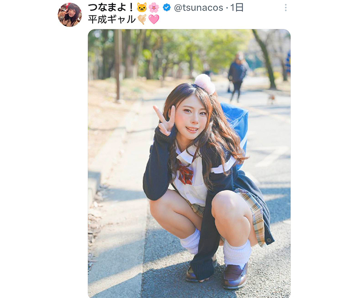 つなまよ！、美肌あらわな平成ギャル姿に「とてもかわいいでーす」の声！