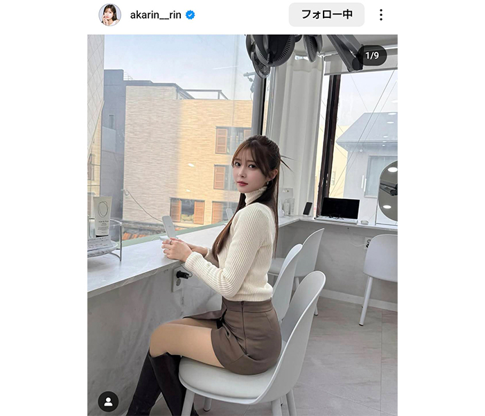 松川星、美太ももあらわな冬のシンプルコーデにファン悶絶！！