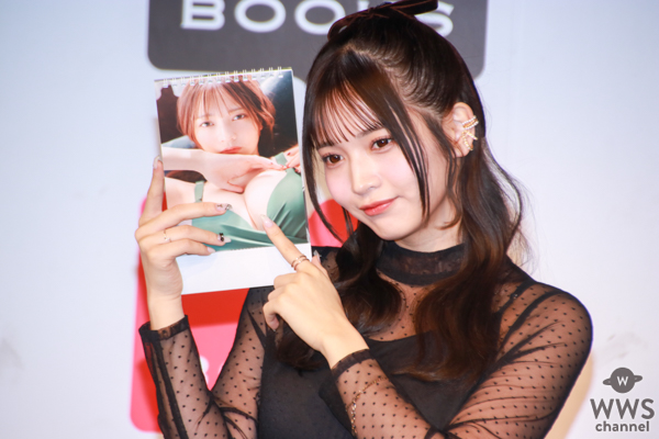 黒嵜菜々子、透けドレス姿でカレンダー発売イベントに登場！セクシーSHOT盛りだくさん『彼女感』あふれる作品に