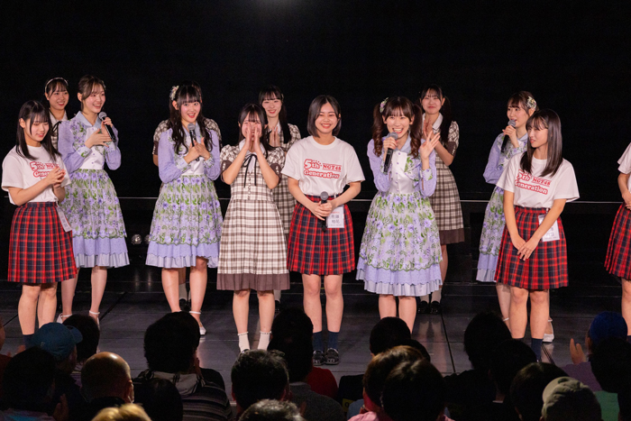 平均年齢16才！NGT48 5期生11名がお披露目！＜おもいでいっぱい公演＞