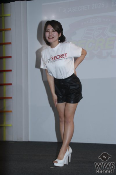 【写真特集】ミスSECRET2025準グランプリ・きゃのんが美腹筋きわだつ白ビキニで登場！GP・石田柚希に「次のバトルはいつや！」