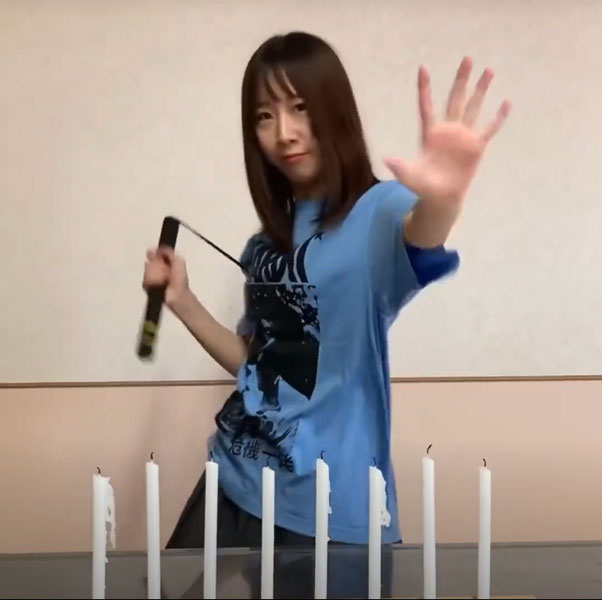 ヌンチャクガール・森累珠、女版・ブルース・リーにファン驚き