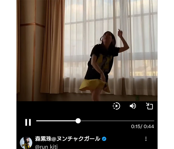 ヌンチャクガール・森累珠、女版・ブルース・リーにファン驚き
